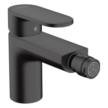 Смеситель для биде Hansgrohe Vernis Blend, с донным клапаном pop-up, матовый чёрный
